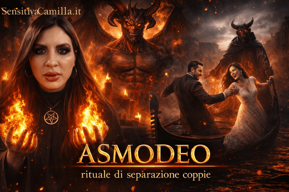 rituale di separazione coppia con asmodeo