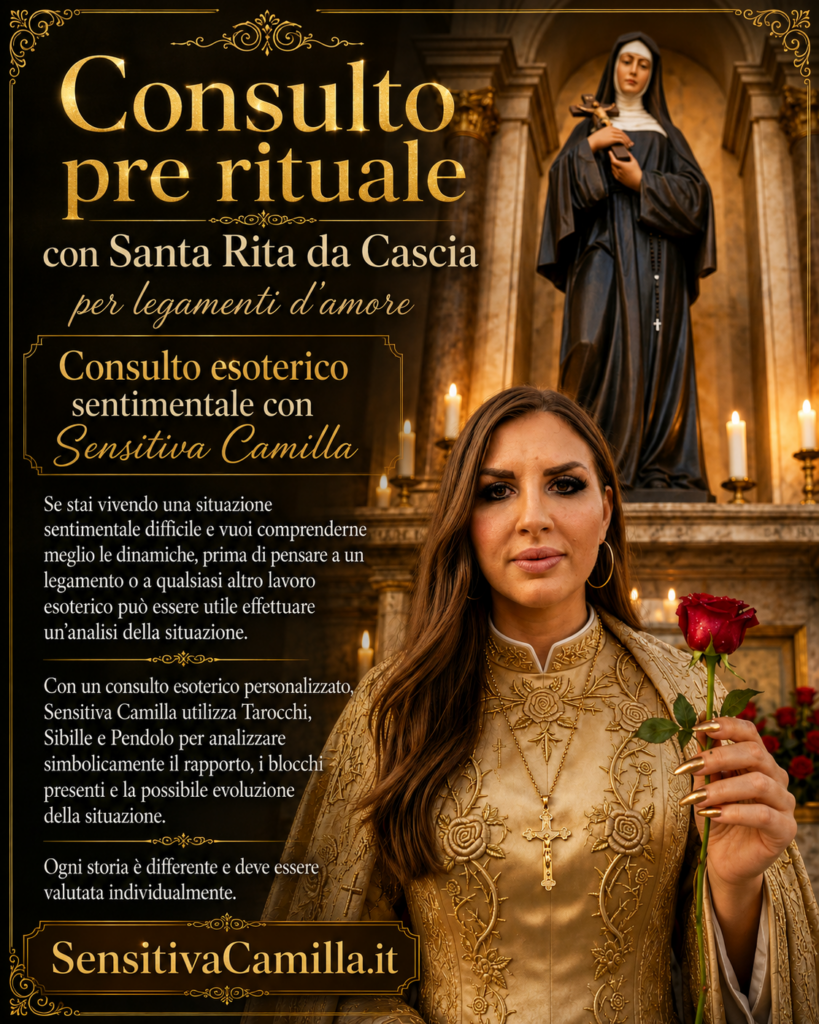 consulto esoterico sentimentale con sensitiva camilla